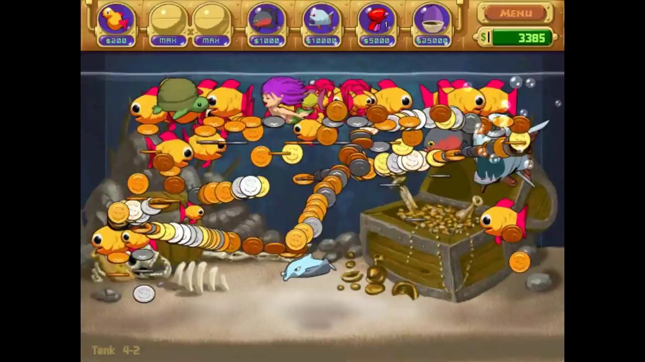 aquarium arcade game popcap
